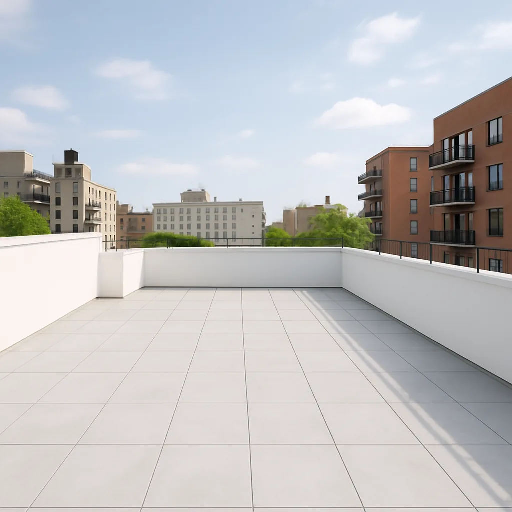 Après — Terrasse d'immeuble résidentiel